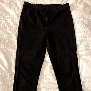 Stretchy black jeans